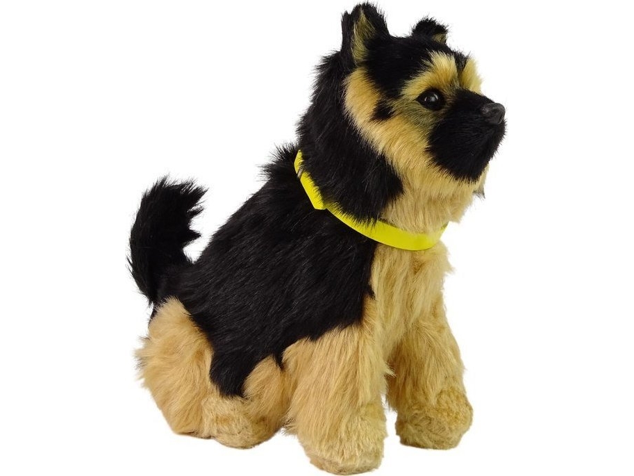Leantoys Interaktiv Fårehund Plys Gøende Hund Bevæger Halen - Leantoys  - 5905214977375