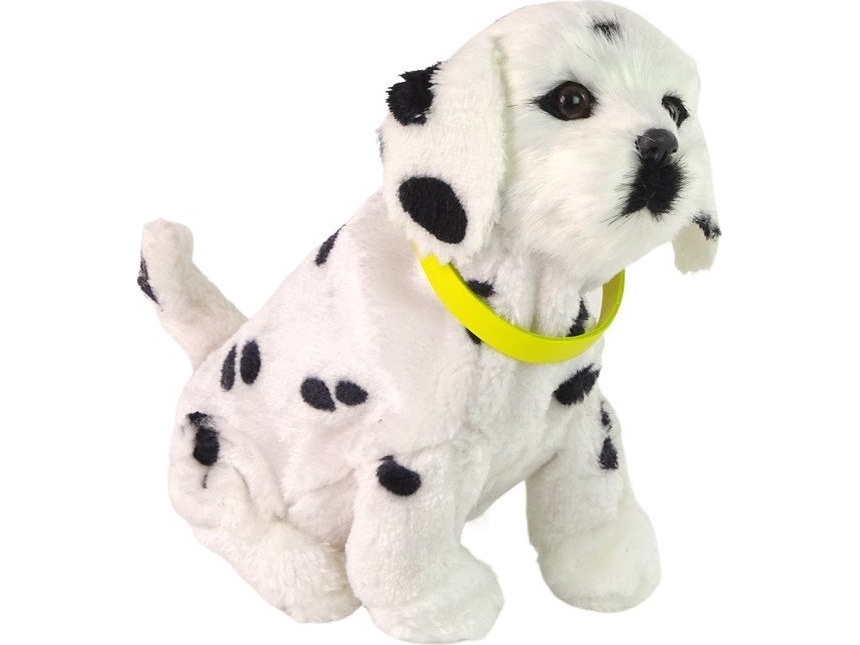 Leantoys Interaktiv Dalmatinerhund Plys Gøende Hund Bevæger Halen - Leantoys  - 5905214977399