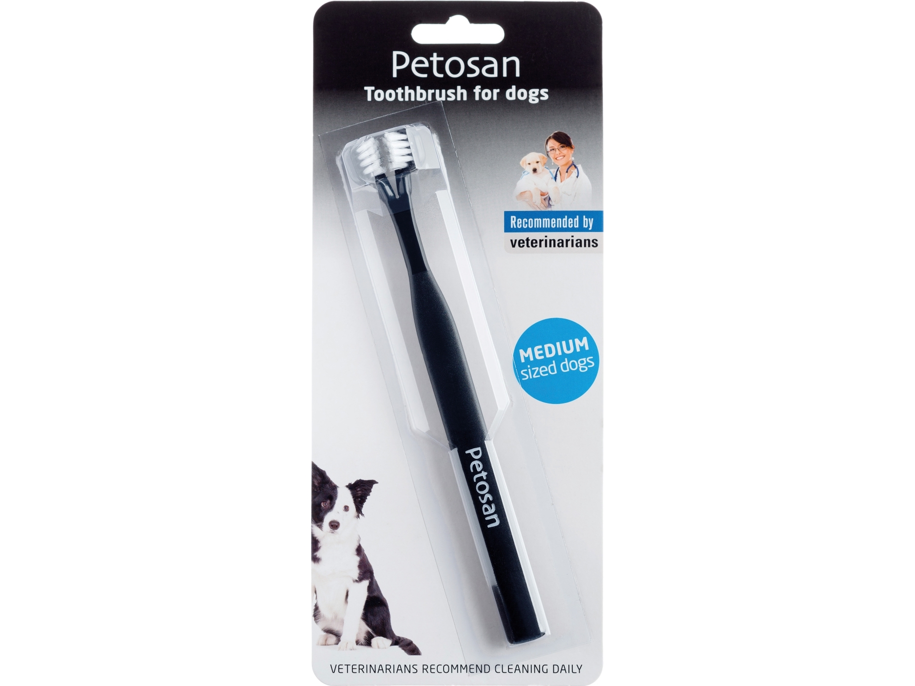 Petosan Tandbørste Medium - Petosan  - 810969000610