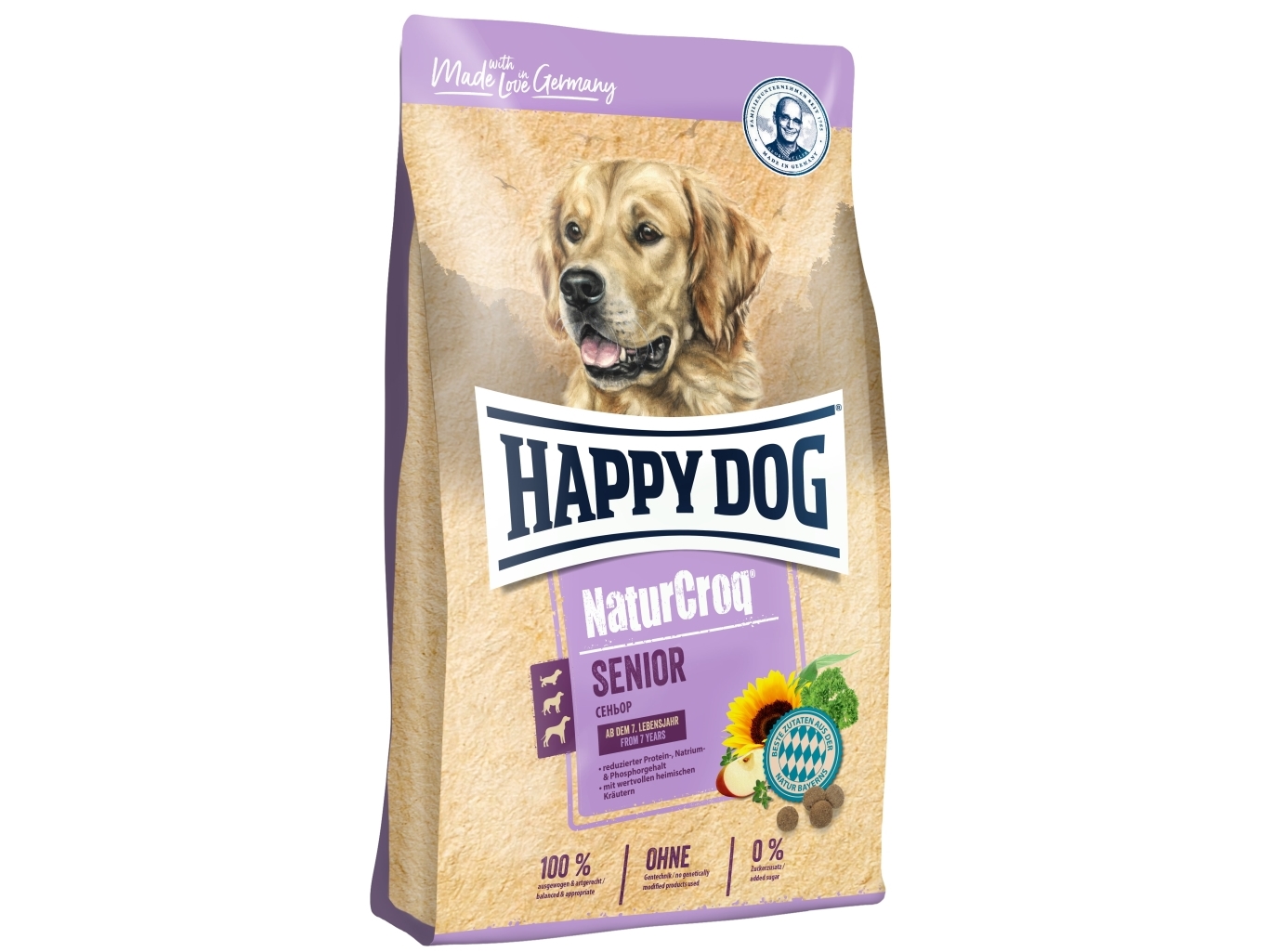 Happy Dog Naturcroq Senior Voksen - Happy Dog  - 4001967117134