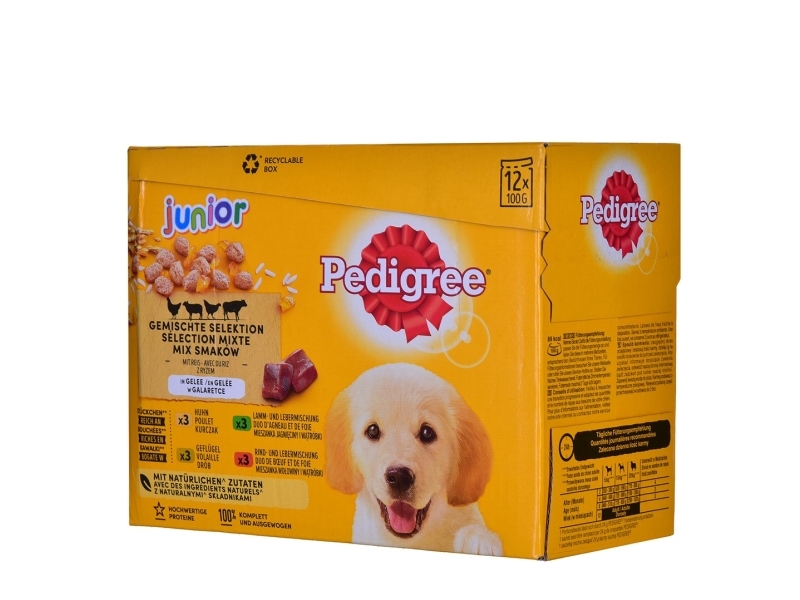 Pedigree Junior Mix Flavors Jelly 12x100g - Pedigree  - 5900951270550