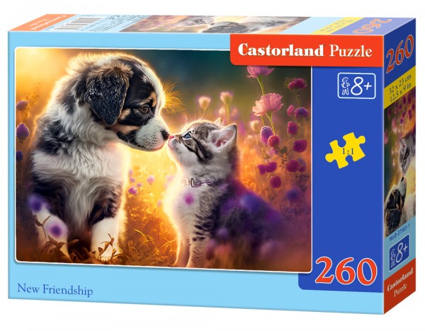 Castorland Puzzle 260 Brikker Killing Hund Ven - Castor  - 5904438027583