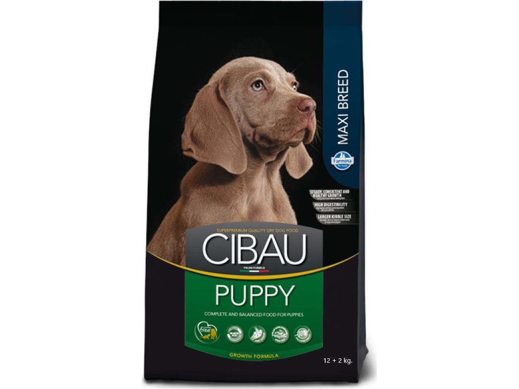 Farmina Cibau Puppy Maxi 12kg 2kg - Farmina  - 8010276031013