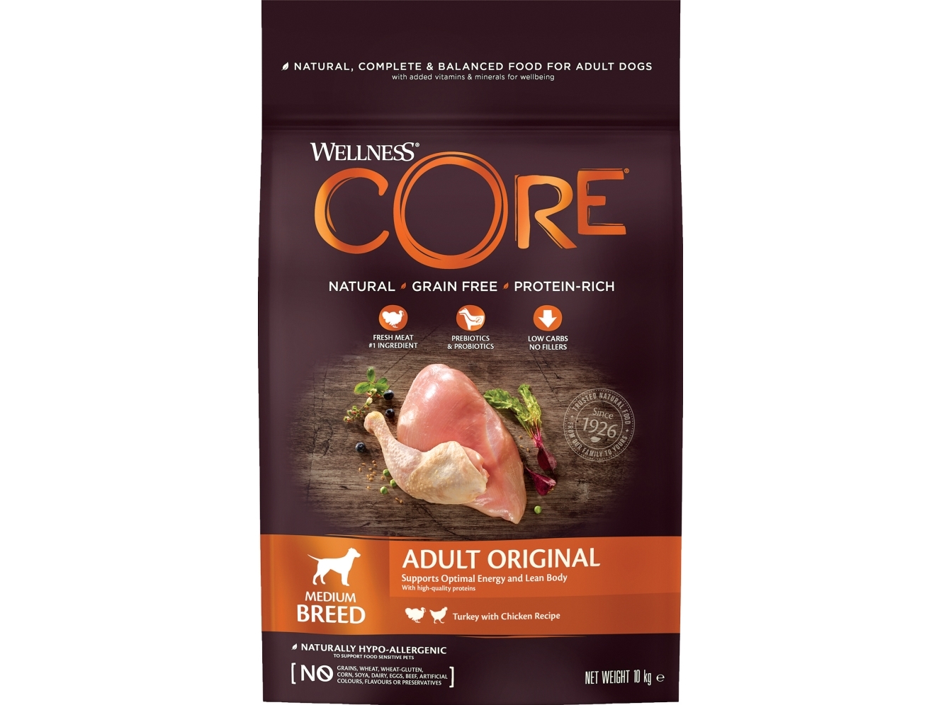 Core Adult Medium Breed Original - Core Petfood  - 0076344107491