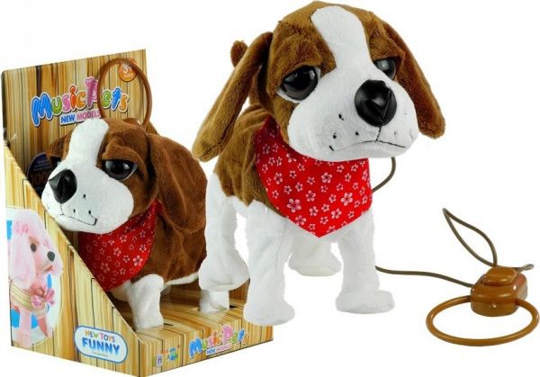 Lean Sport Interaktiv Hund Snor Bevæger Sig Halen Synger - Lean Sport  - 5902808153917