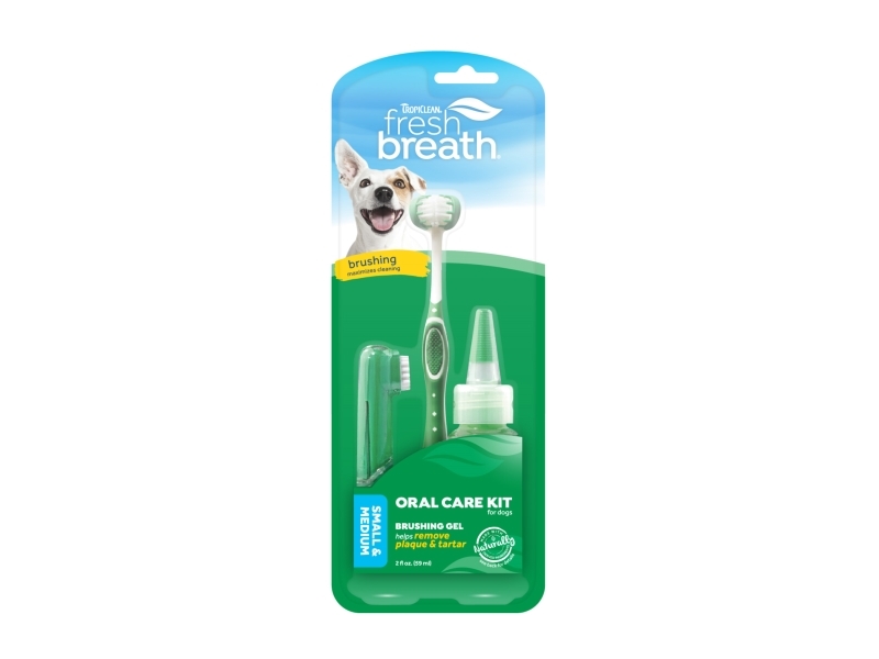 Oralcare Kit For Dogs - Tropiclean  - 645095001299