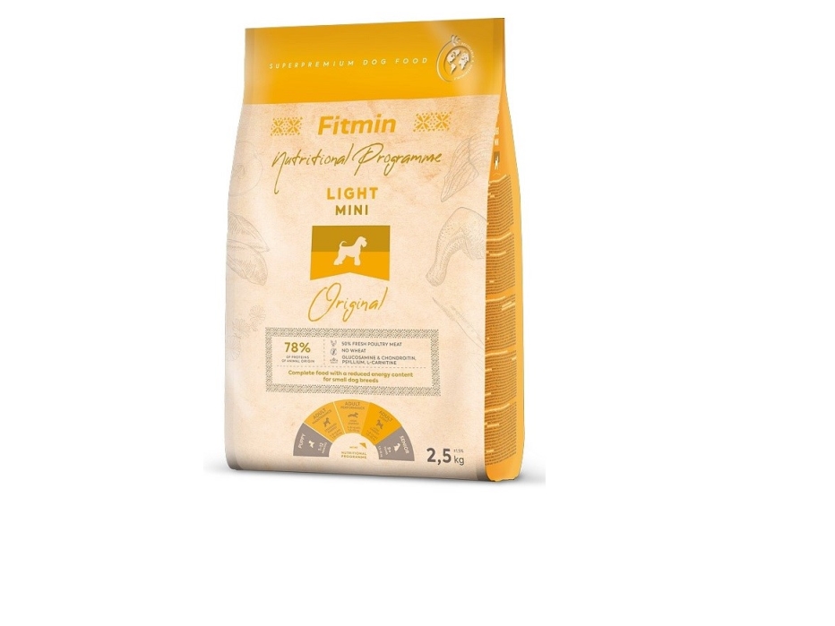 Fitmin Light Mini Original Tørfoder Til Hunde - Fitmin  - 8595237035472