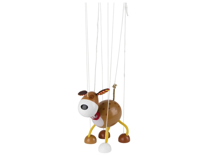 Goki Træmarionet Hund - Goki  - 4013594517553