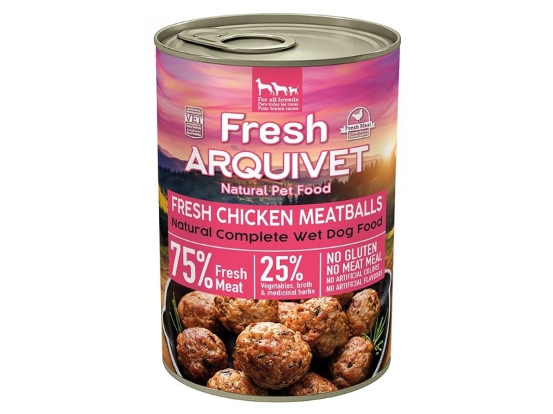 Arquivet Friske Kyllingekødboller Sauce 400g - Arquivet  - 8435117891449