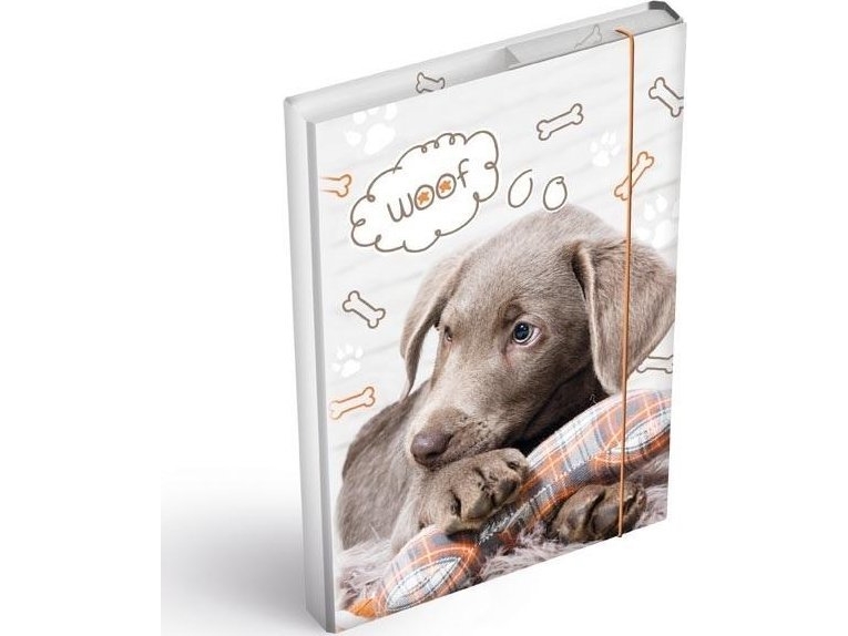 Mfp Papirvingemappe Med Elastikbånd Hund 8021013 - Mfp  - 8595138572700