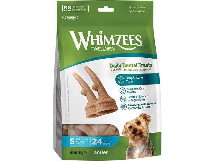 Whimzees Chew Sticks Antler Pcs 360 - Whimzees  - 8718627755105