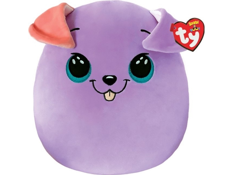 Inc Pude Maskot Squish Boos Bitsy Lilla Hund 22cm 39225 - Ty Inc.  - 008421392254