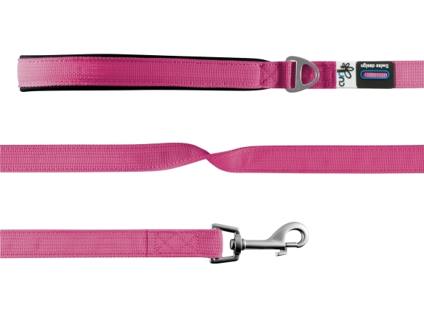 Curli Basic Leash 140x1 5cm Fuchsia - Curli  - 7640144821906