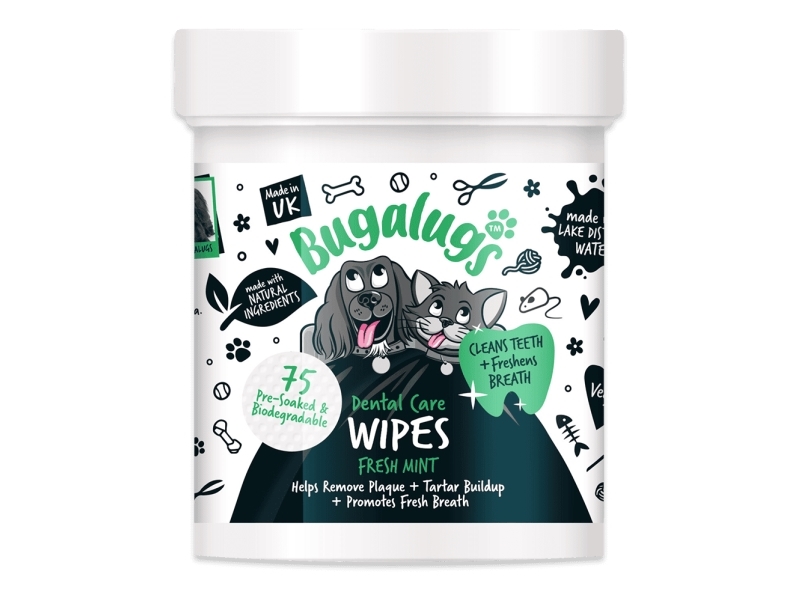 Bugalugs Dental Care Wipes Fresh Mint - Bugalugs  - 5056176261085