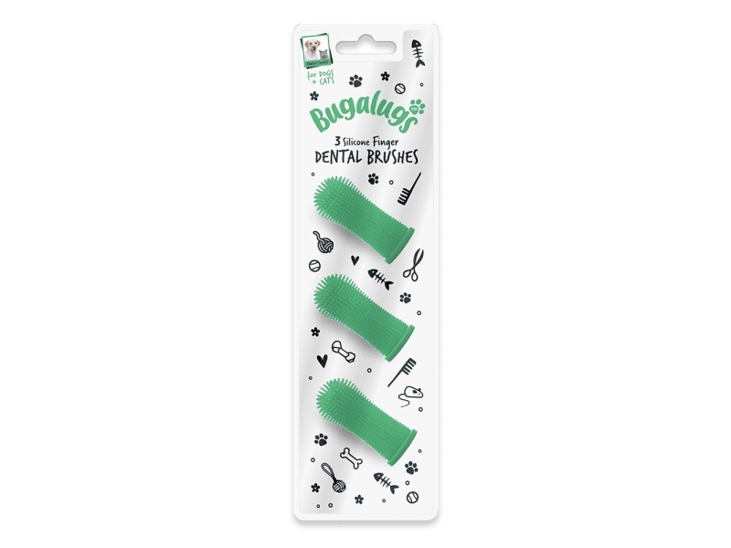 Bugalugs Silicone Finger Dental Care Brushes - Bugalugs  - 5056176258993