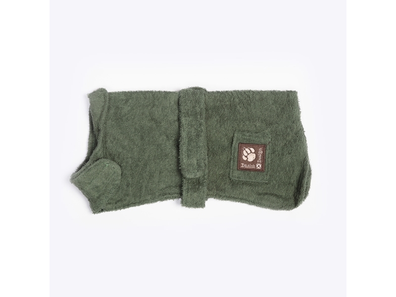 Grøn Dog Bath Robe Green 30cm - Danish Design  - 5028441090089