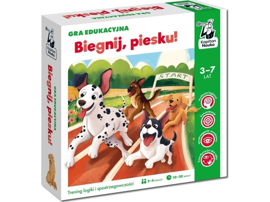 Læringsspil Løb Hund Kaptajn Videnskab - Kapitan Nauka  - 5904905917133