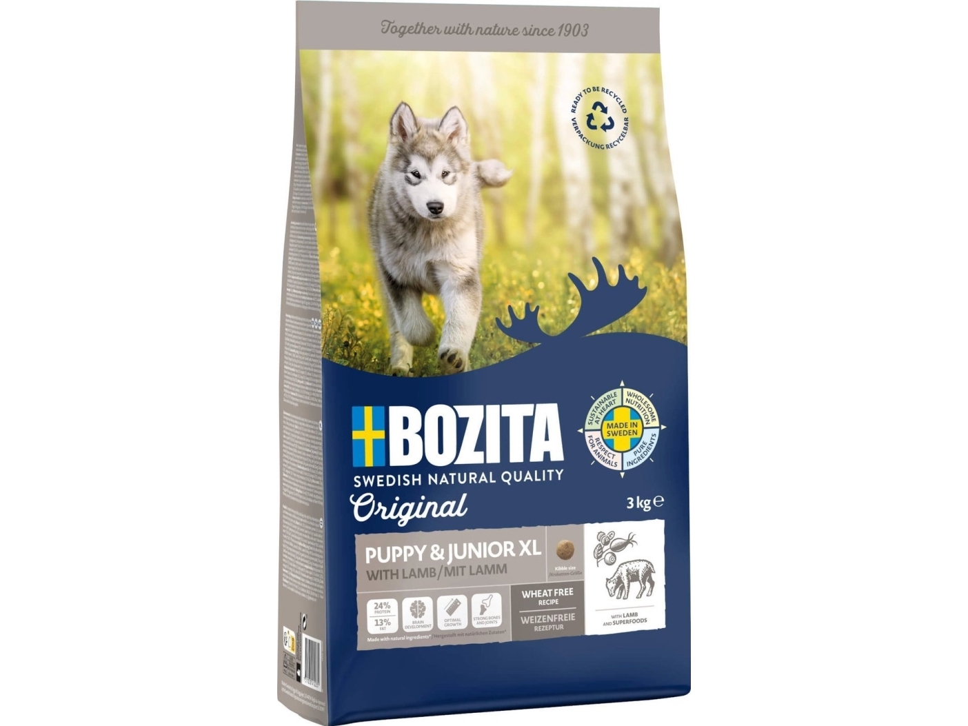 Bozita Original Puppyampjunior Lamb 3kg - Bozita  - 7311030411234