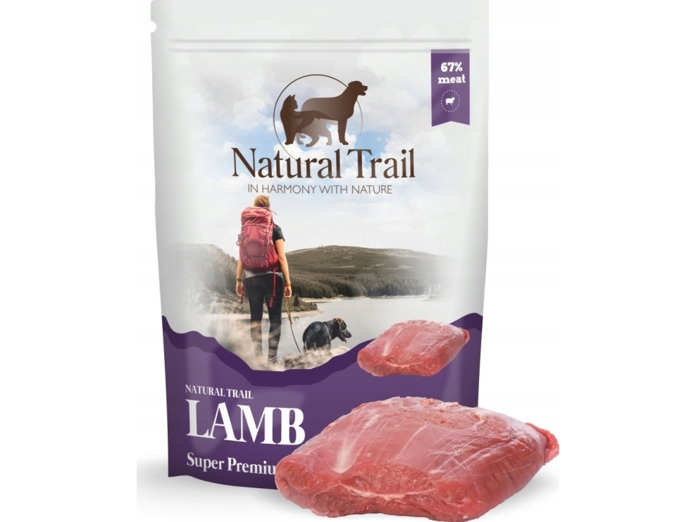 Natural Trail Natural Trail Dog Lamb Saszetka 500g - Natural Trail  - 5907710906620