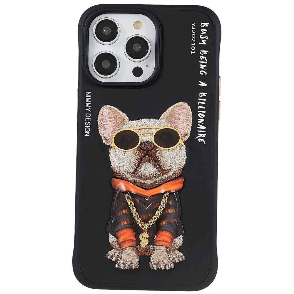 Iphone Pro Max Plastik Hybrid Cover Med Motiv Street Hund - Incover