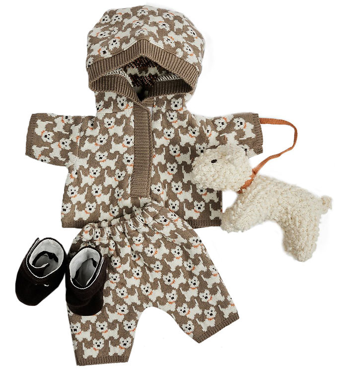Brun Smallstuff Dukketøj Hund Brown - Smallstuff  - 5712352098233