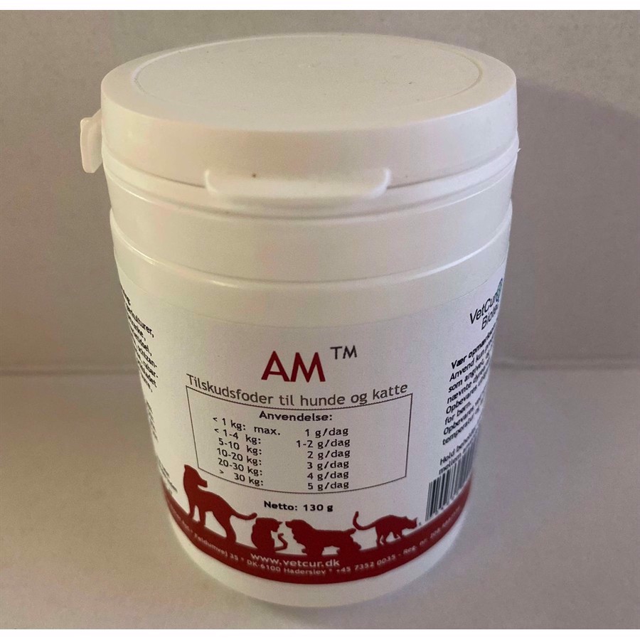 Vetcur Til Hund Kat Kapsler 130g Pulver - Vetcur Biotec  - 5704202000336