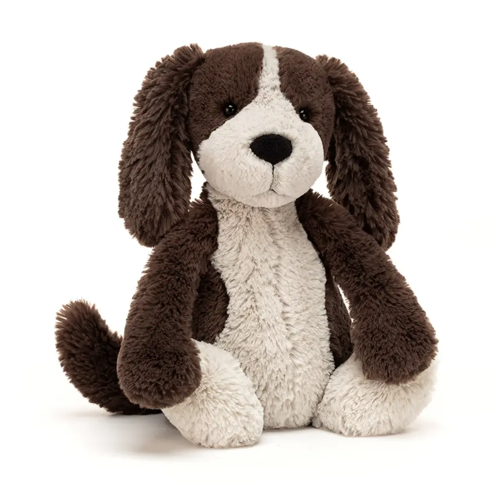 Hvid Bashful Hund Brun Original - Jellycat  - 0670983139754