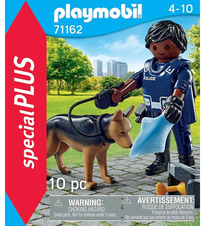 Playmobil Specialplus Politimand Hund 71162 Dele - Playmobil  - 4008789711625
