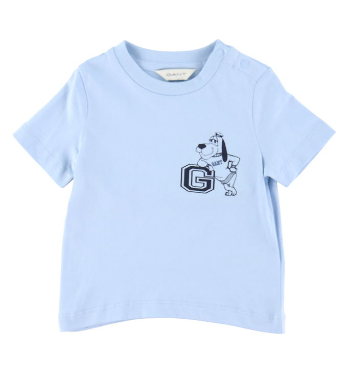 Blå Gant Shirt Fresh Blue Hund - Gant  - 7325707650185