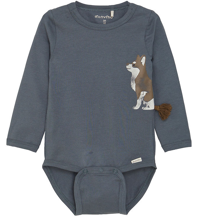Blå Minymo Body Stormy Weather Hund - Minymo  - 5714999615453