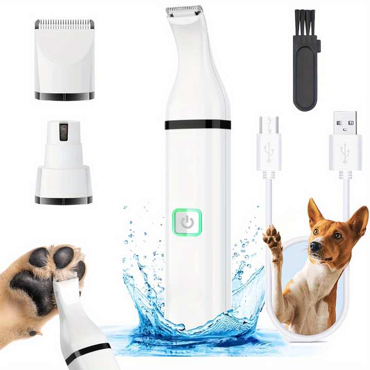 Hvid Mini Trimmer & Neglefil Hund & Kat - Pawplanet.dk