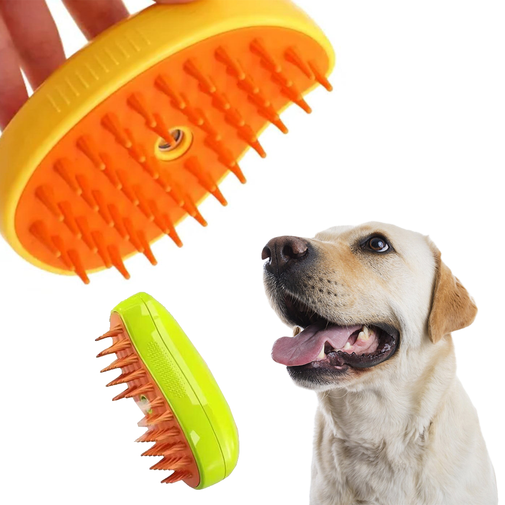 Hund Kattebørste Sprayfunktion & Massage -