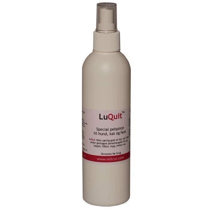Luquit Giftfri Spray Mod Insekter Hund Hest Kat - Vetcur Biotec  - 5704202000992