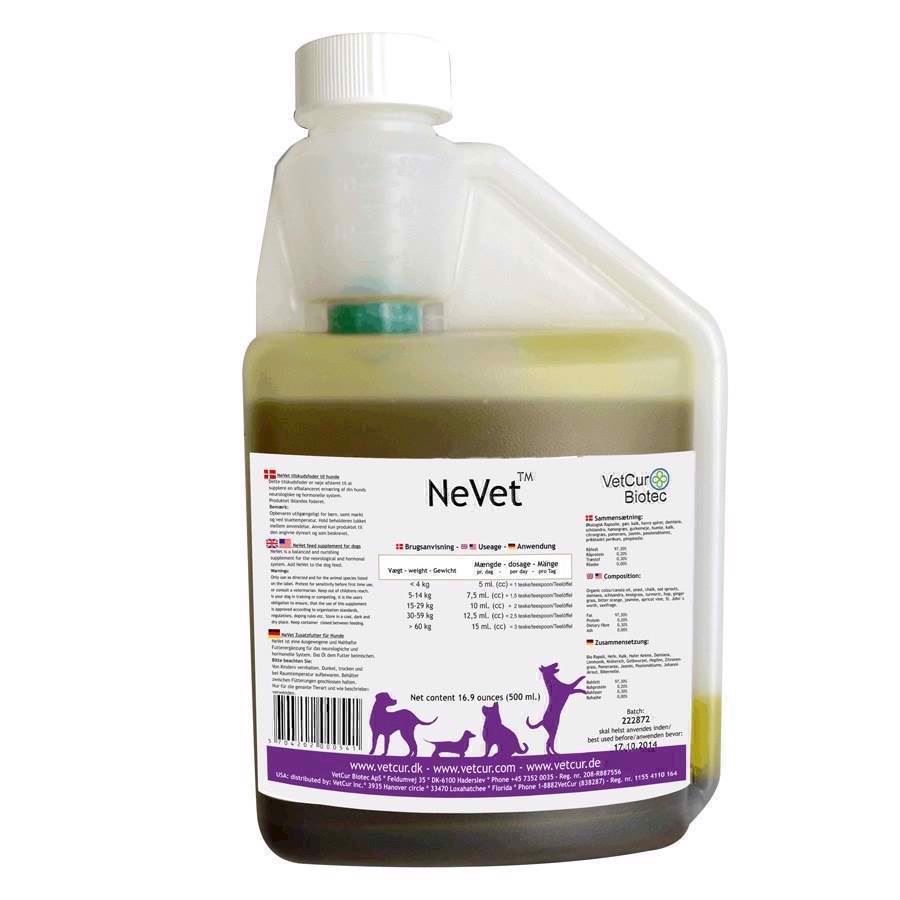 Nevet Til Hund 500ml - Vetcur Biotec  - 5704202000541