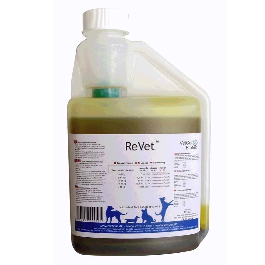 Revet Til Hund Til Ledproblemer 500ml - Vetcur Biotec  - 5704202000534