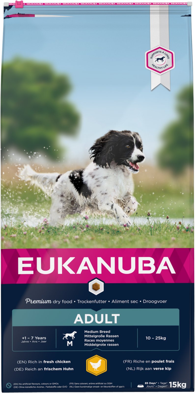 Eukanuba Euk Adult Medium Breed - Eukanuba  - 8710255119786