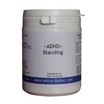 Adhd Hund Kat Hest 130 Pulver - Vetcur Biotec  - 5704202000985