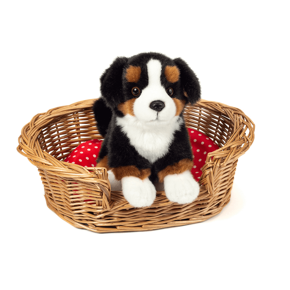 Berner Sennen Hvalp Bamse Legetøjshund Ligner ægte Hund - Teddy Hermann  - 4004510919308