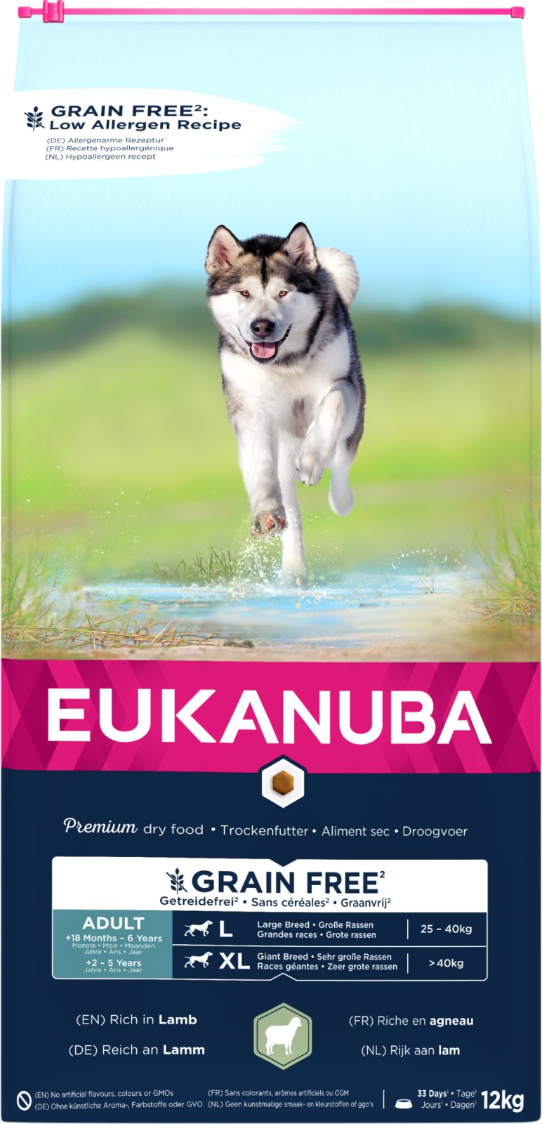 Eukanuba Euk Adult Grainfree Lamb - Eukanuba  - 8710255190242
