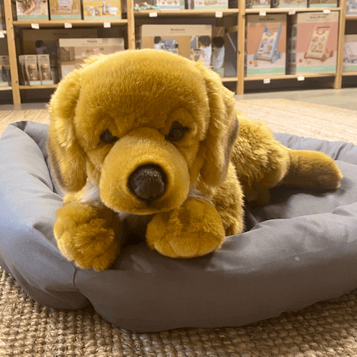 Stor Golden Retriever Bamse Legetøjshund Ligner ægte Hund - Teddy Hermann  - 4004510919421