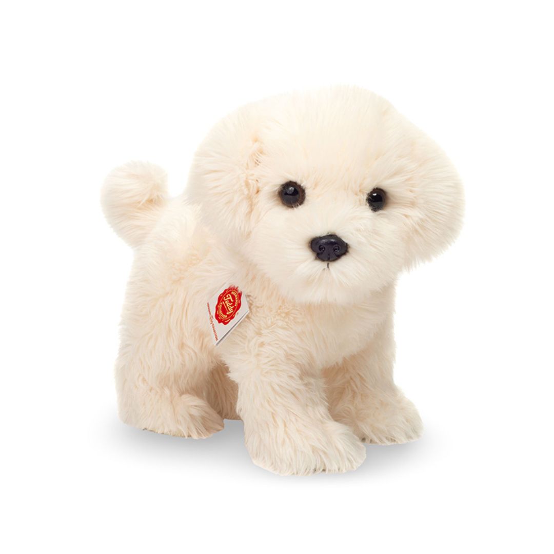 Hvid Malteser Hund Bamse Bichon Ligner ægte Malteser - Teddy Hermann  - 4004510919605