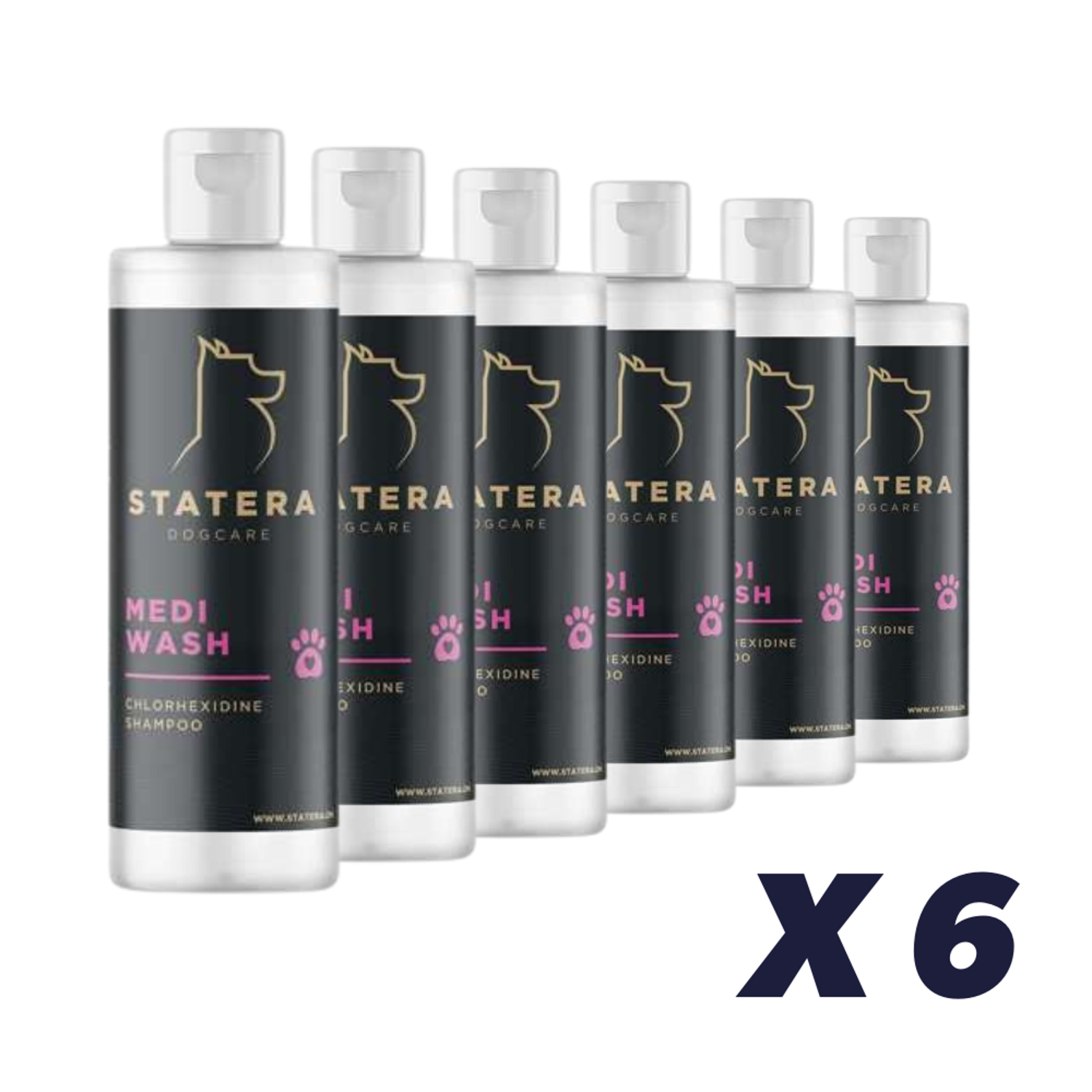Statera Dogcare Medi Wash Clorhexidin Shampoo - Statera Dogcare  - 5710303004203