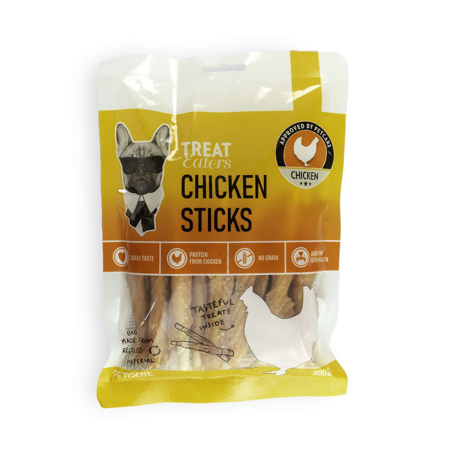 Treateaters Chicken Sticks 300g - Treateaters  - 5705833209044