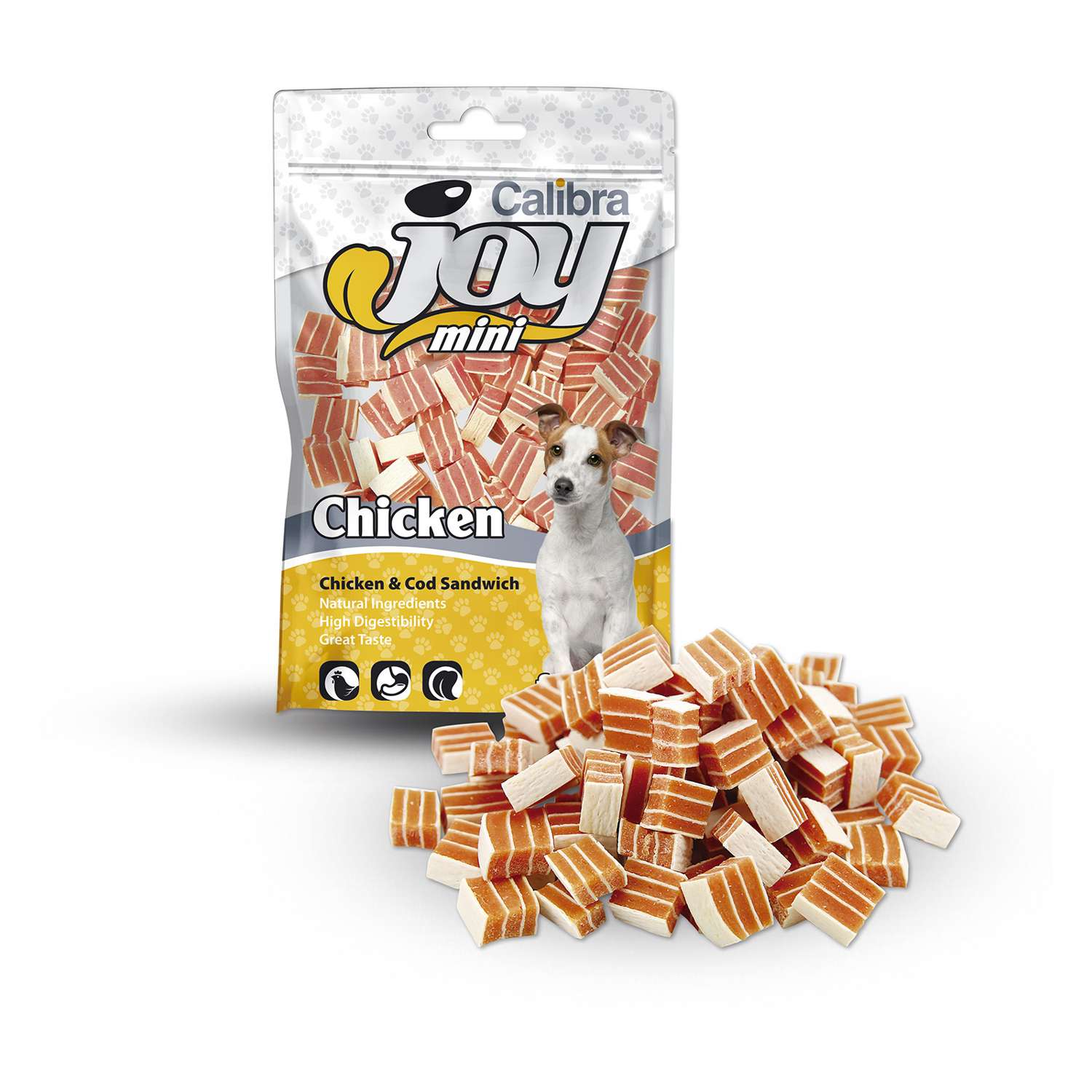 Calibra Joy Dog Mini Kylling & Cod Sandwich - Calibra  - 8594062085065