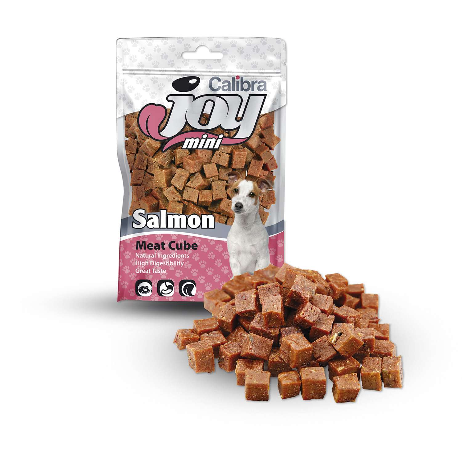 Calibra Joy Dog Mini Laks Cube - Calibra  - 8594062085072