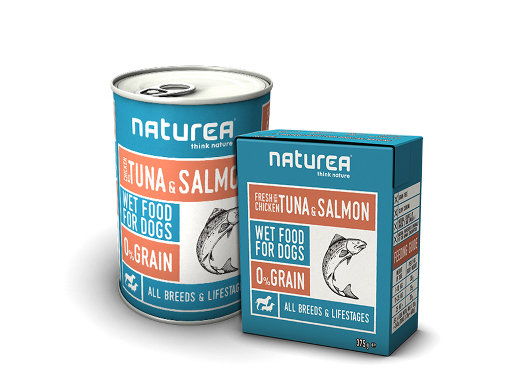 Naturea Naturals Chickenampfish Kornfri Vådfoder 375g - Naturea